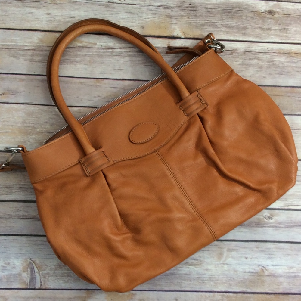 Luxury Leather Tote Crossbody NWT